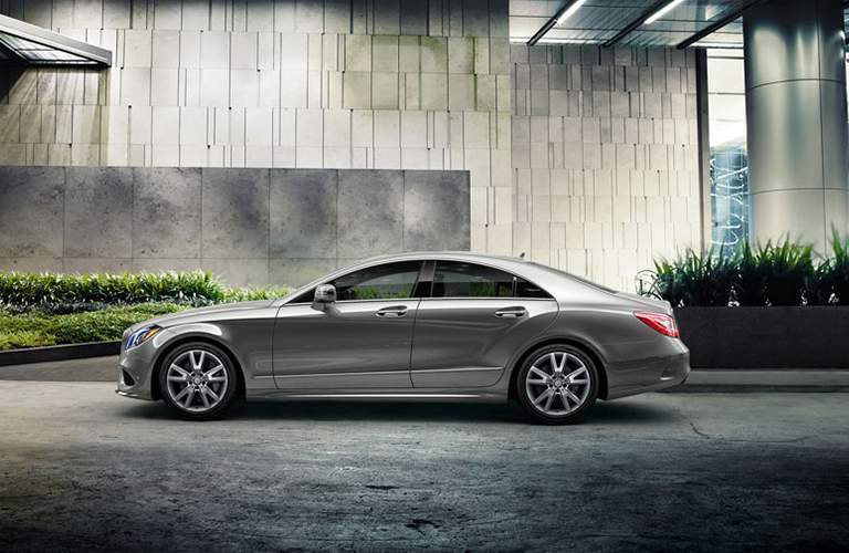 2018 Mercedes-Benz AMG CLS Coupe gray side view