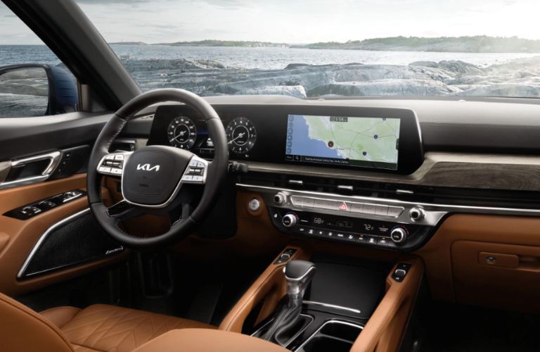 dashboard view of the 2025 Kia Telluride