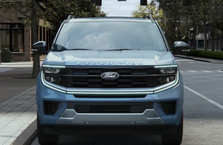 2026 Ford Expedition front view in a city