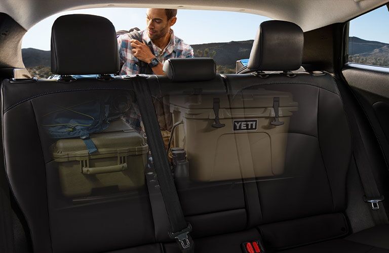 2021 Toyota Prius cargo room behind back seats