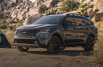 2019 Kia Sorento on the road