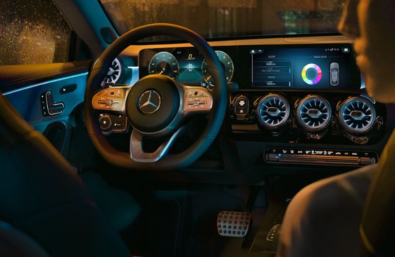 dashboard view of the 2023 Mercedes-Benz CLA 250  Coupe