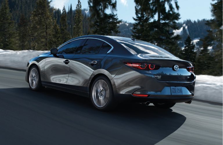 Rear Quarter View of the 2020 Mazda3 Sedan