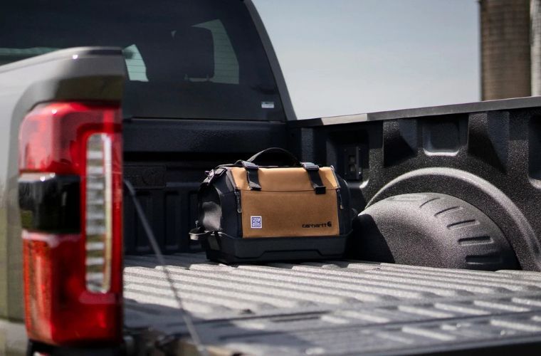 2027 Ford Super Duty Carhartt bed close up