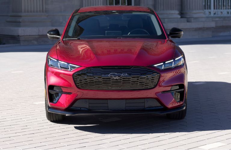 2025 Ford Mustang Mach-E in red front view