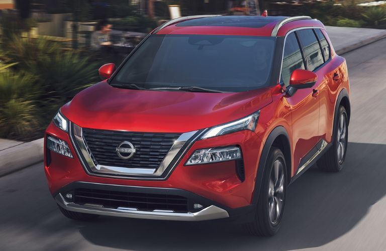 2023 Nissan Rogue front and side view