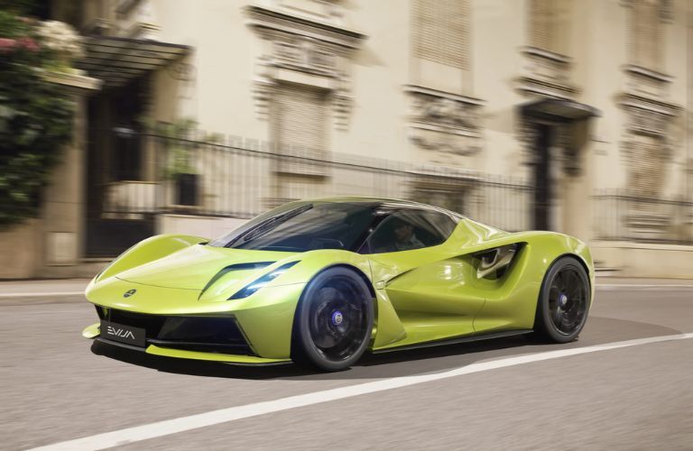 Side profile of a 2022 Lotus Eviza