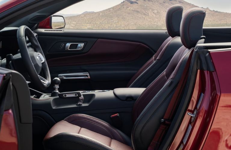 Seating in the 2024 Ford Mustang