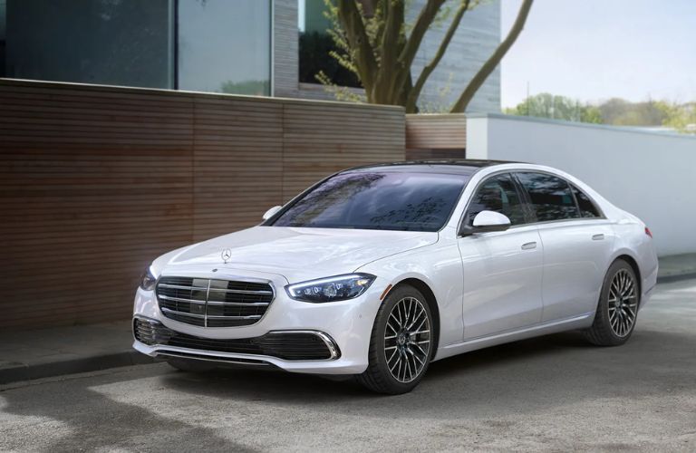 front quarter view of the Mercedes-Benz S-Class sedan