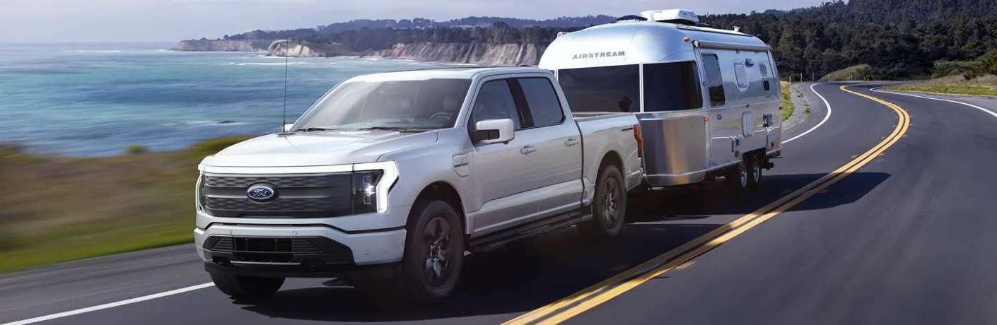 2022 Ford F-150 Lightning with advanced towing  and hauling capability