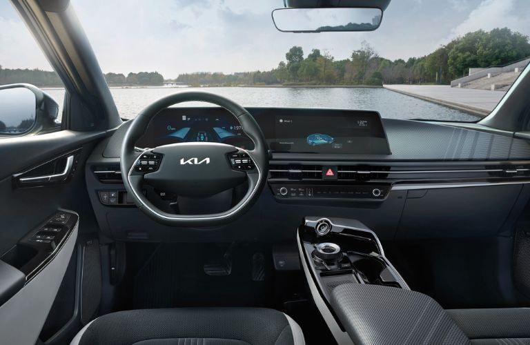 dashboard view of the 2024 Kia EV6