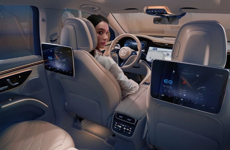 2026 Mercedes-Benz EQS 400 4MATIC® SUV interior seats