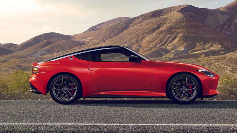 A side view of the 2025 Nissan Z