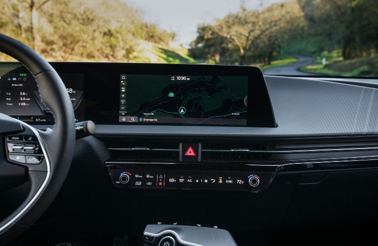 Display screen of the 2022 Kia EV6