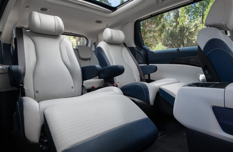 interior cabin seats of the 2025 Kia Carnival MPV