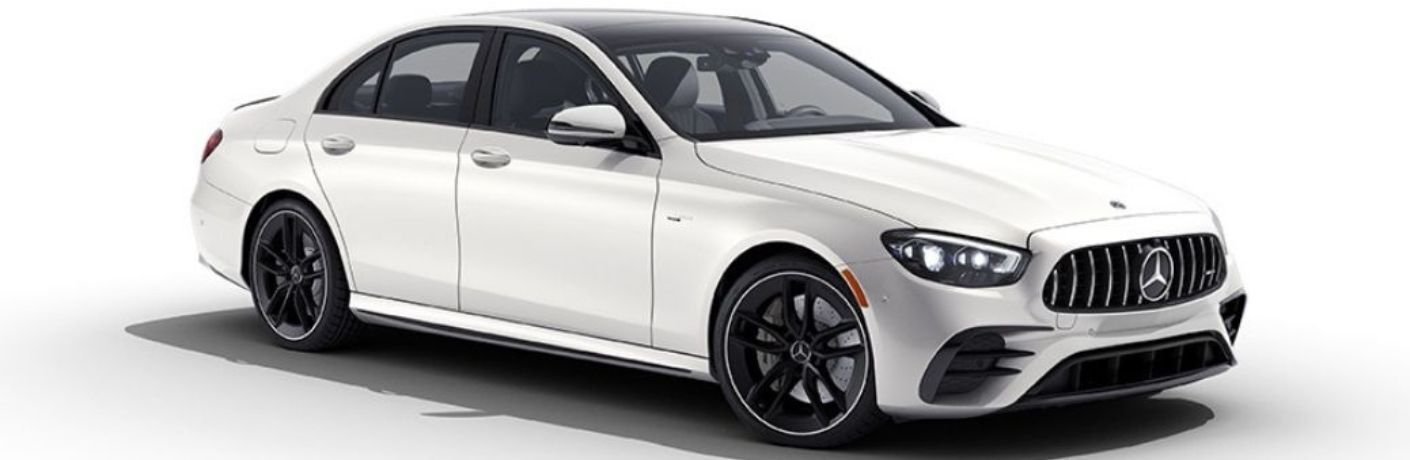 Front_side view of the 2022 Mercedes-AMG E 53 Sedan