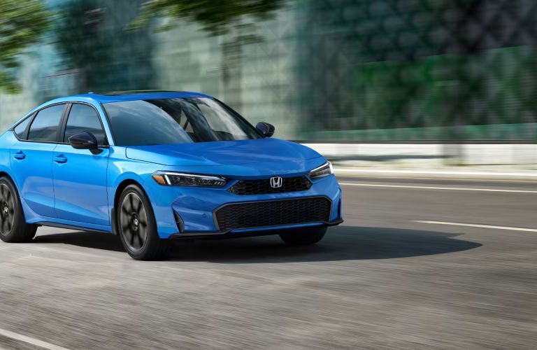 2025 Honda Civic Hatchback on the road