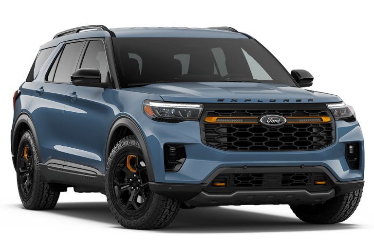 2026 Ford Explorer Tremor side and front view
