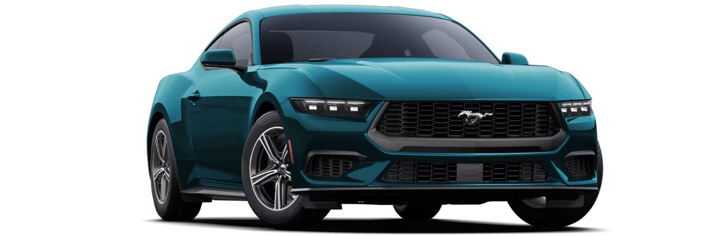 2026 Ford Mustang EcoBoost Premium Fastback front view in white