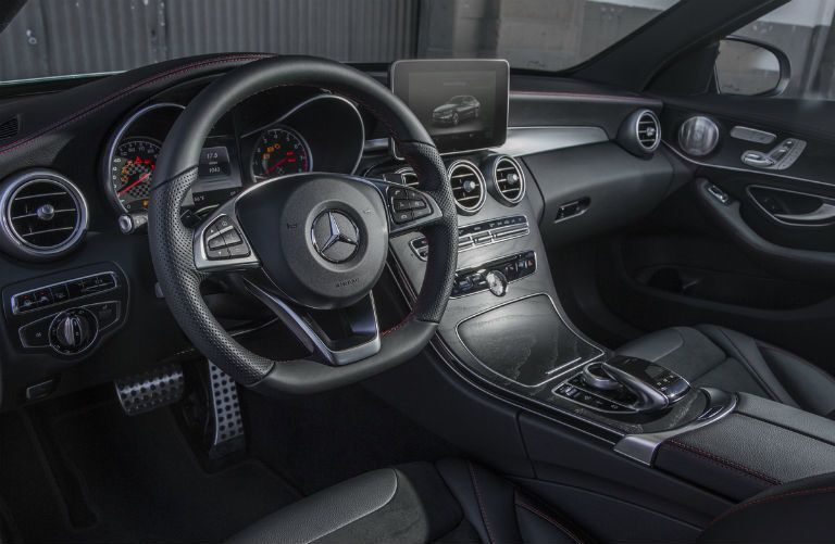 Cabin of the 2016 Mercedes-Benz C 450 AMG