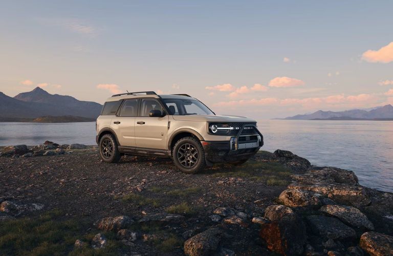 2025 Ford Bronco Sport Big Bend by a big lake