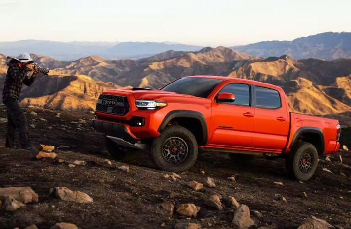 2023 Toyota Tacoma on a rocky terrain