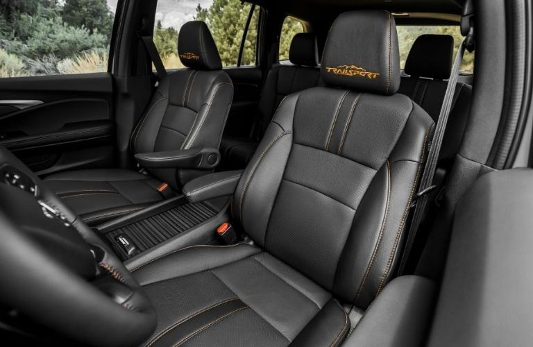 Seats of the TrailSport trim of the 2022 Passport