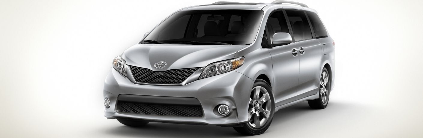 Front view of a 2012 Toyota Sienna