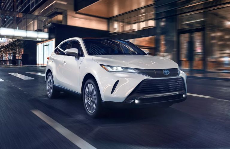 A 2022 Toyota Venza on a city road