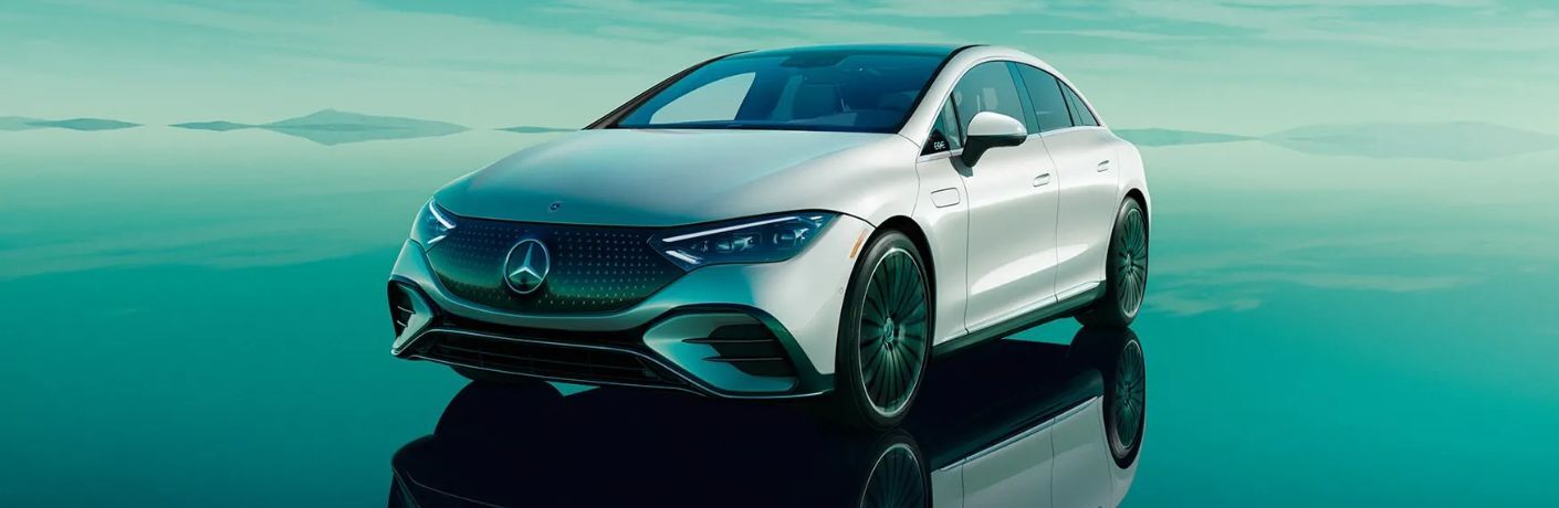 2025 Mercedes-Benz EQE sedan front quarter view