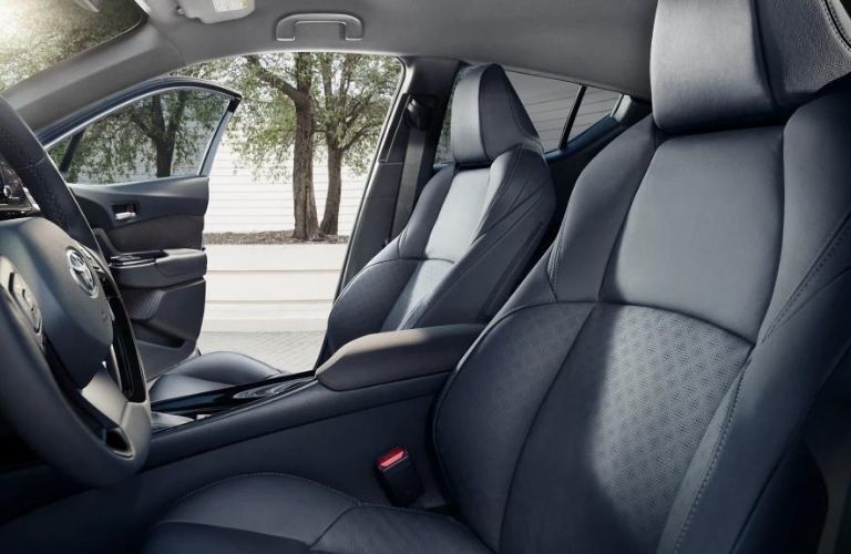 View of the 2022 Toyota CH-R interior seats