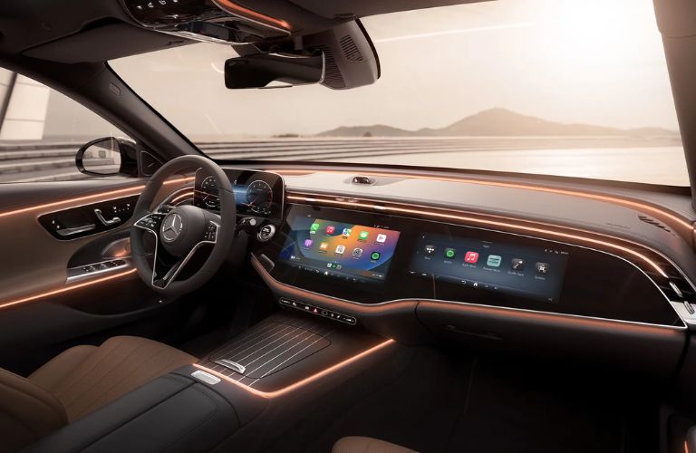 dashboard view of the 2026 Mercedes-Benz E-Class Sedan