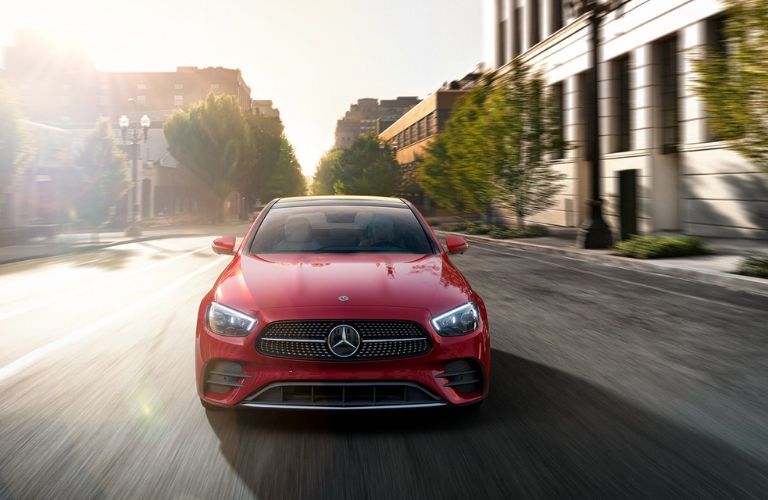 2022 Mercedes-Benz E 350 on road.