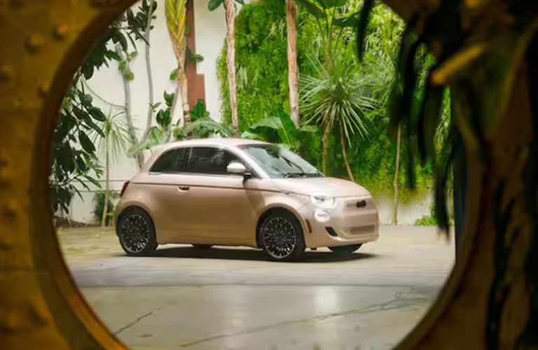 Front exterior of the 2024 Fiat 500e