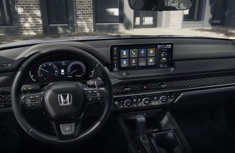 2025 Honda Accord steering wheel and dashboard