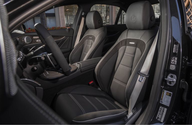 Front-row view of the 2023 Mercedes-AMG E 63 S