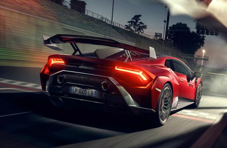 2022 Lamborghini Huracan Coupe STO exterior rear look