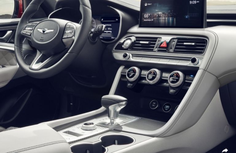 cockpit of a 2022 Genesis model