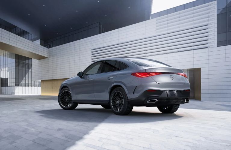 rear quarter view of the 2026 Mercedes-Benz GLC 300 4MATIC® Coupe