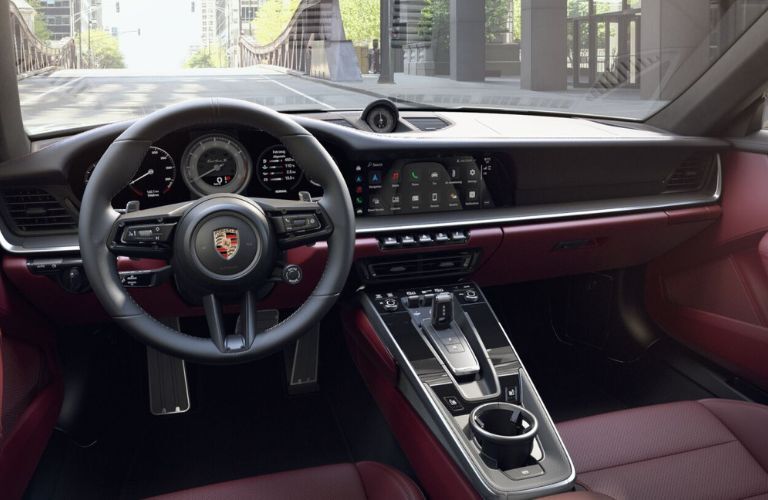2022 Porsche 911 Turbo S interior front dash