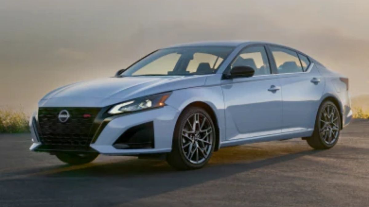 Nissan Frontier on road