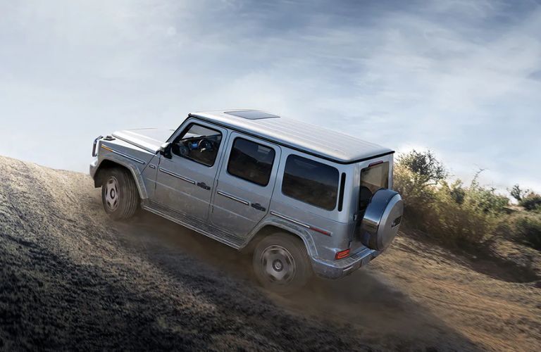 2024 Mercedes-Benz G-Class driving up hill