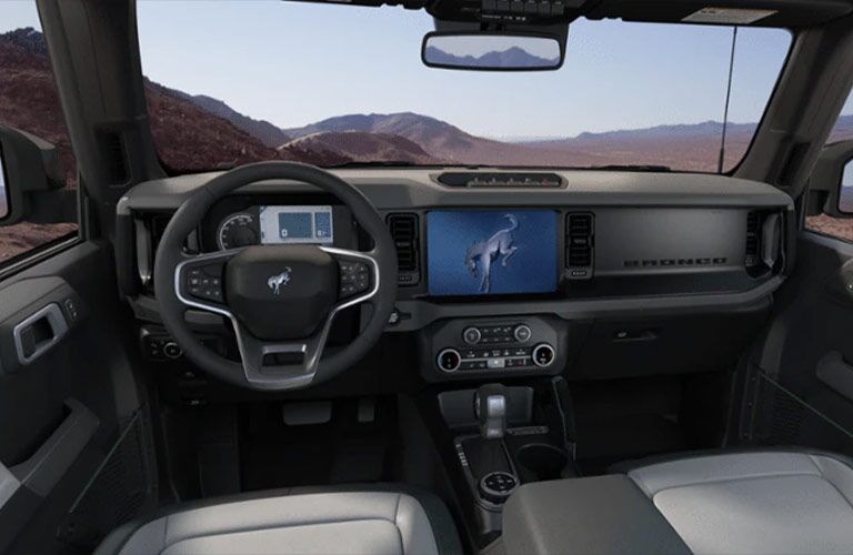 2022 Ford Bronco Everglades steering wheel