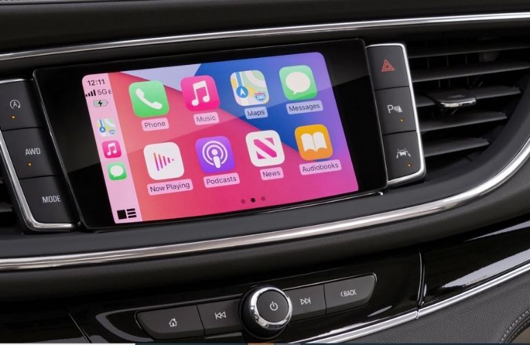 infotainment system of a 2022 Buick