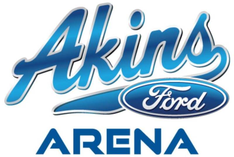 The Akins Ford Arena logo.