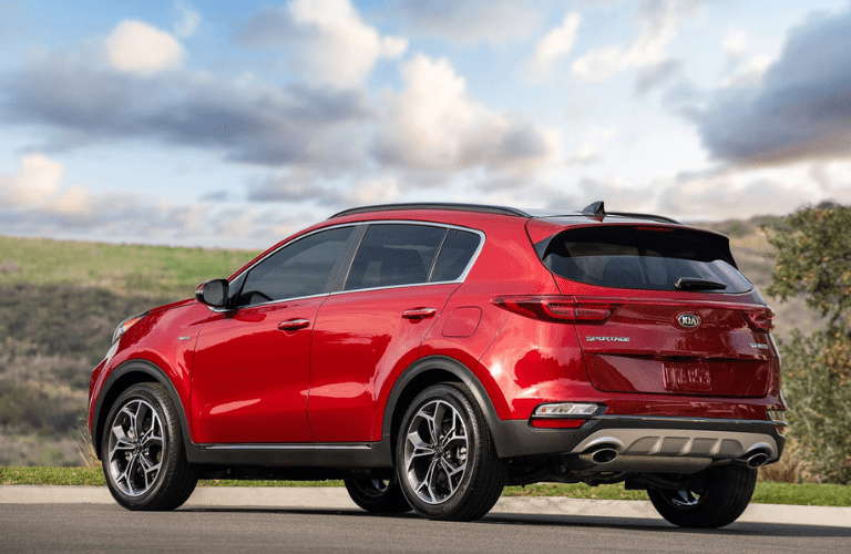 2022 Kia Sportage back view