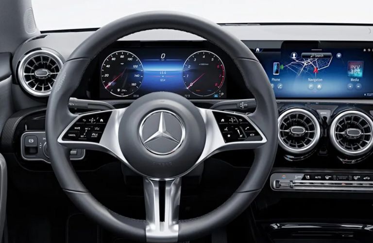 dashboard of the 2025 Mercedes-Benz AMG CLA 35 Coupe