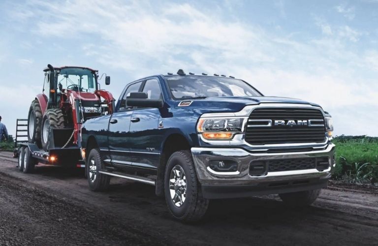 front view of a RAM trying