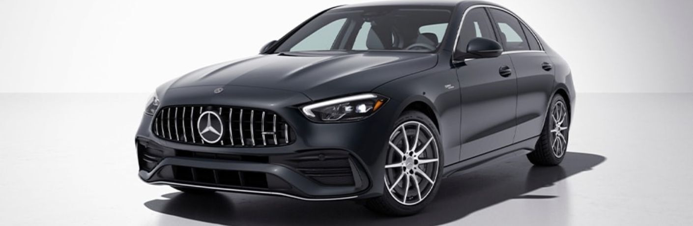front quarter view of the 2026 Mercedes-Benz AMG® C 43 Sedan