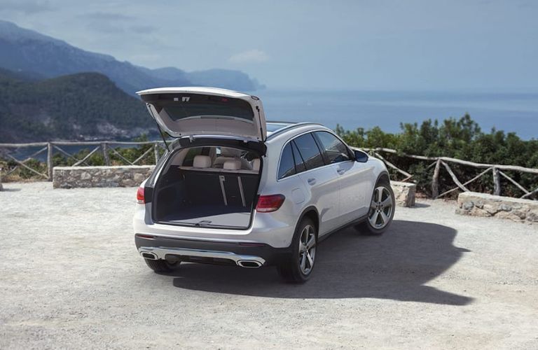 Cargo bay of the 2022 Mercedes-Benz GLC 300.
